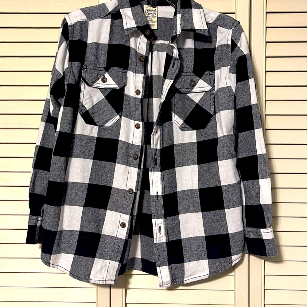 Faded Glory boys button down shirt